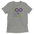 2 Infinity And B On D Men's Tri-Blend Tee