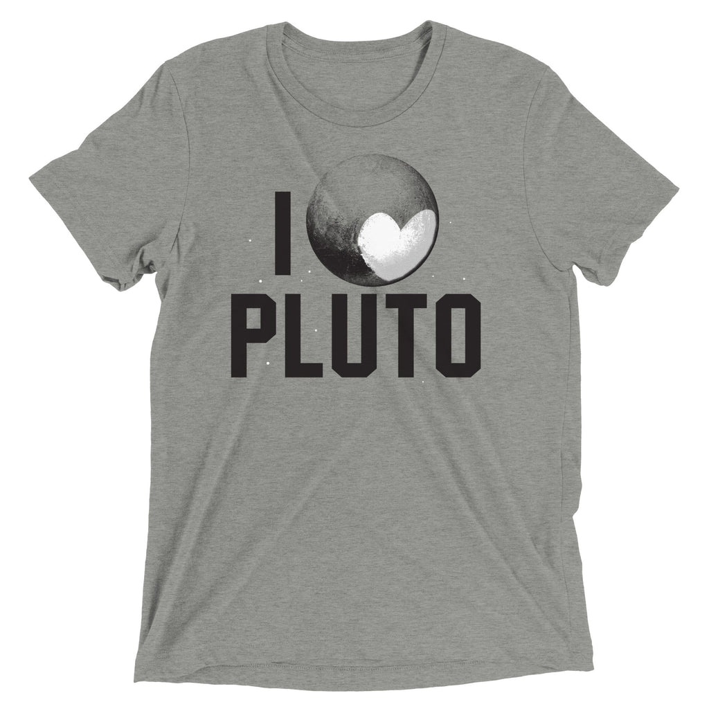 I Heart Pluto Men's Tri-Blend Tee