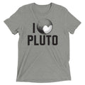 I Heart Pluto Men's Tri-Blend Tee