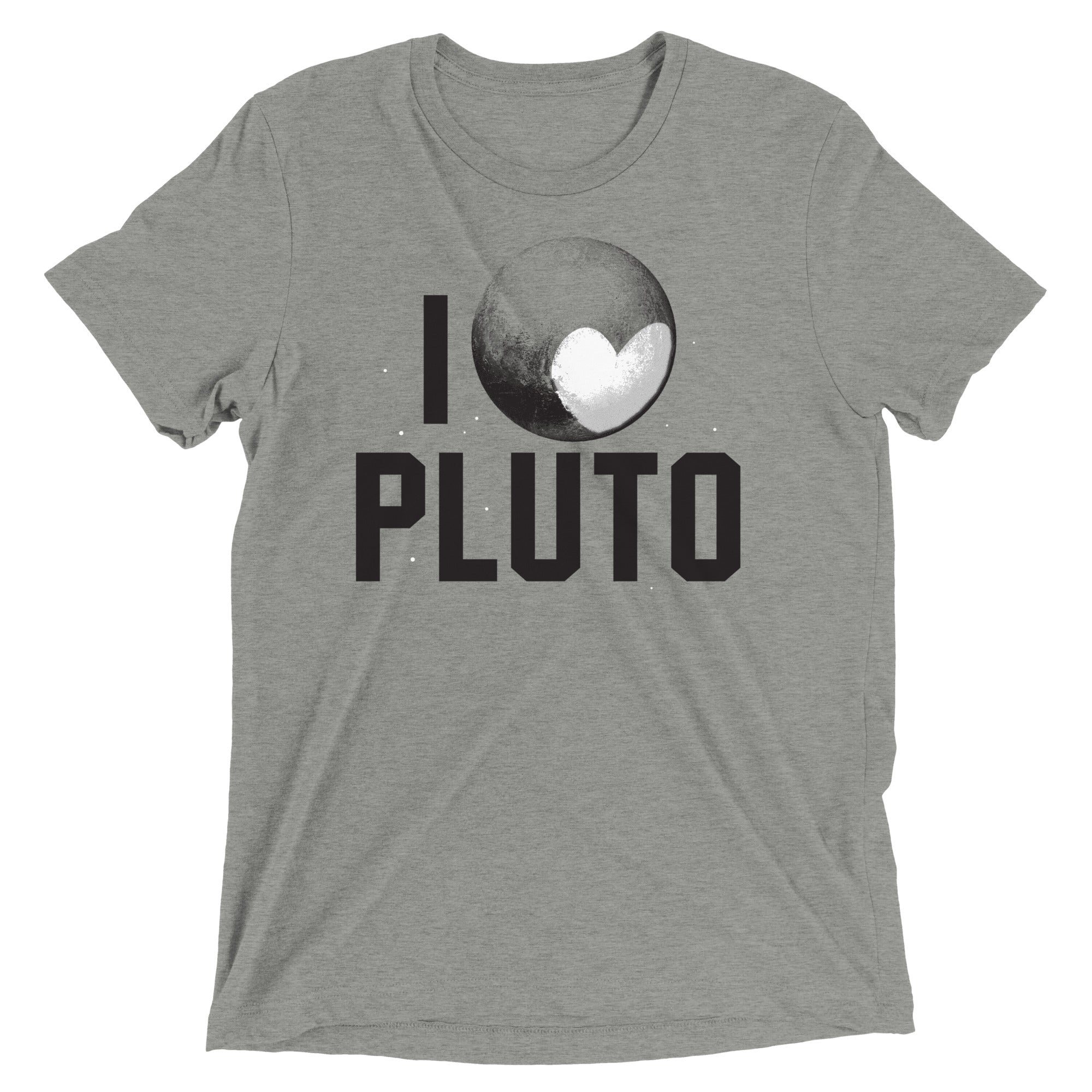 I Heart Pluto Men's Tri-Blend Tee