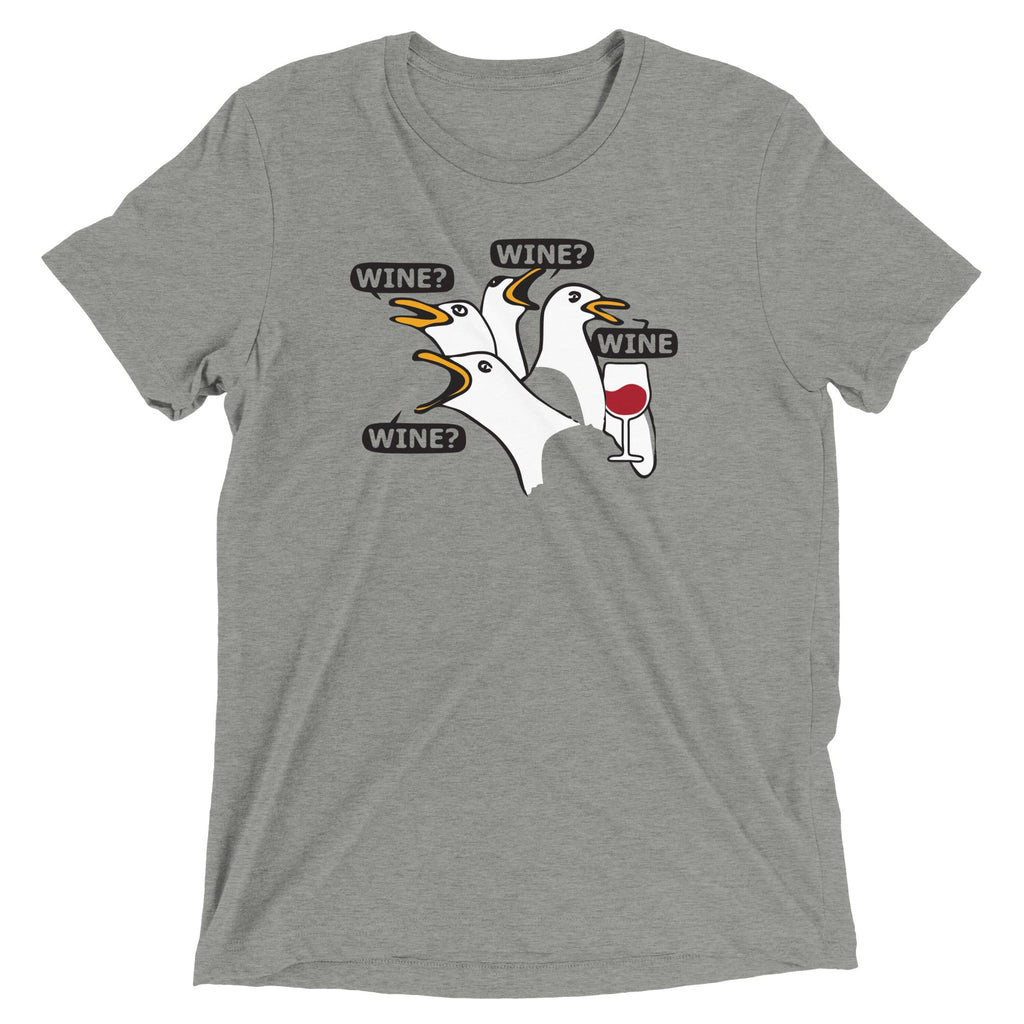 Wine Wine Wine Wine Men's Tri-Blend Tee