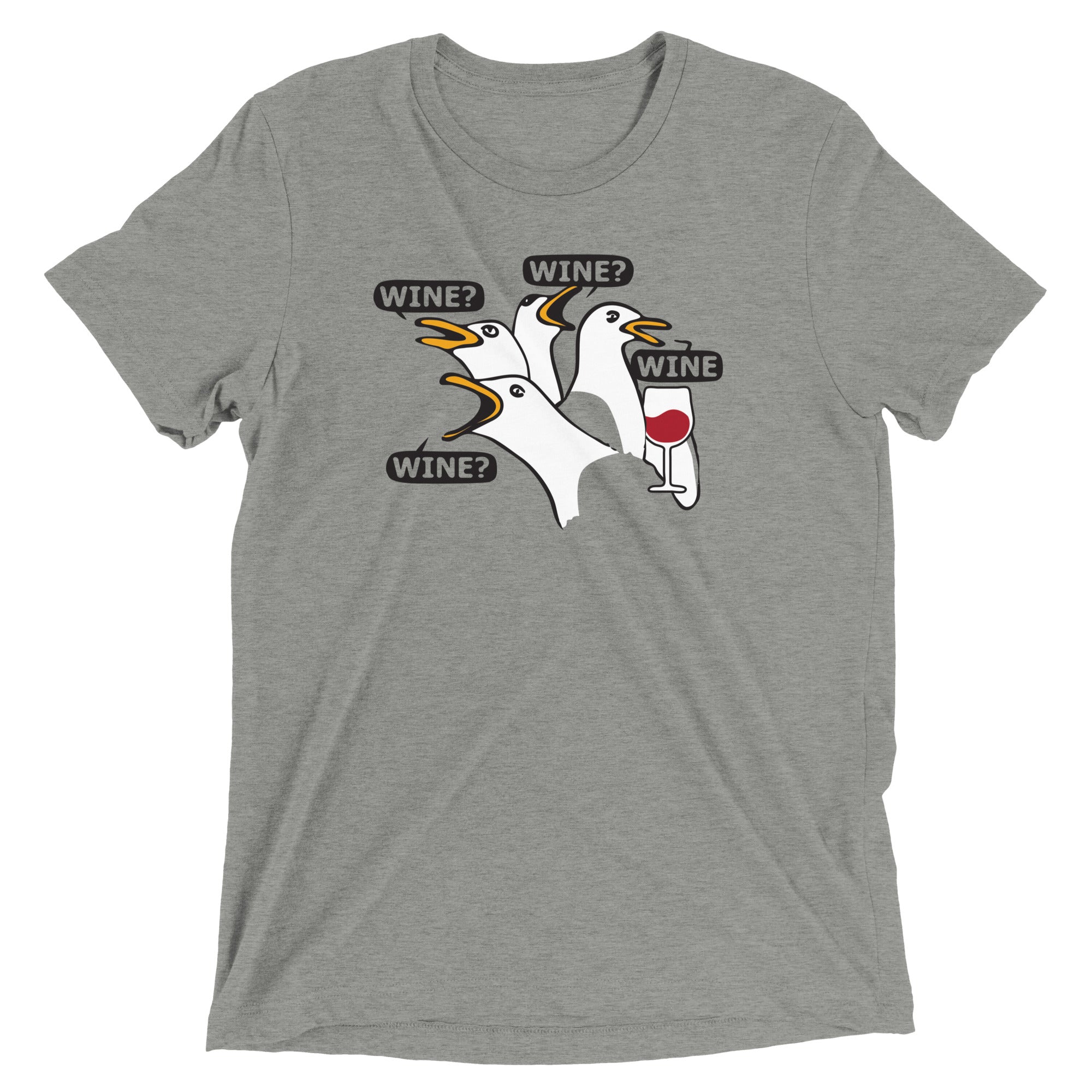Wine Wine Wine Wine Men's Tri-Blend Tee