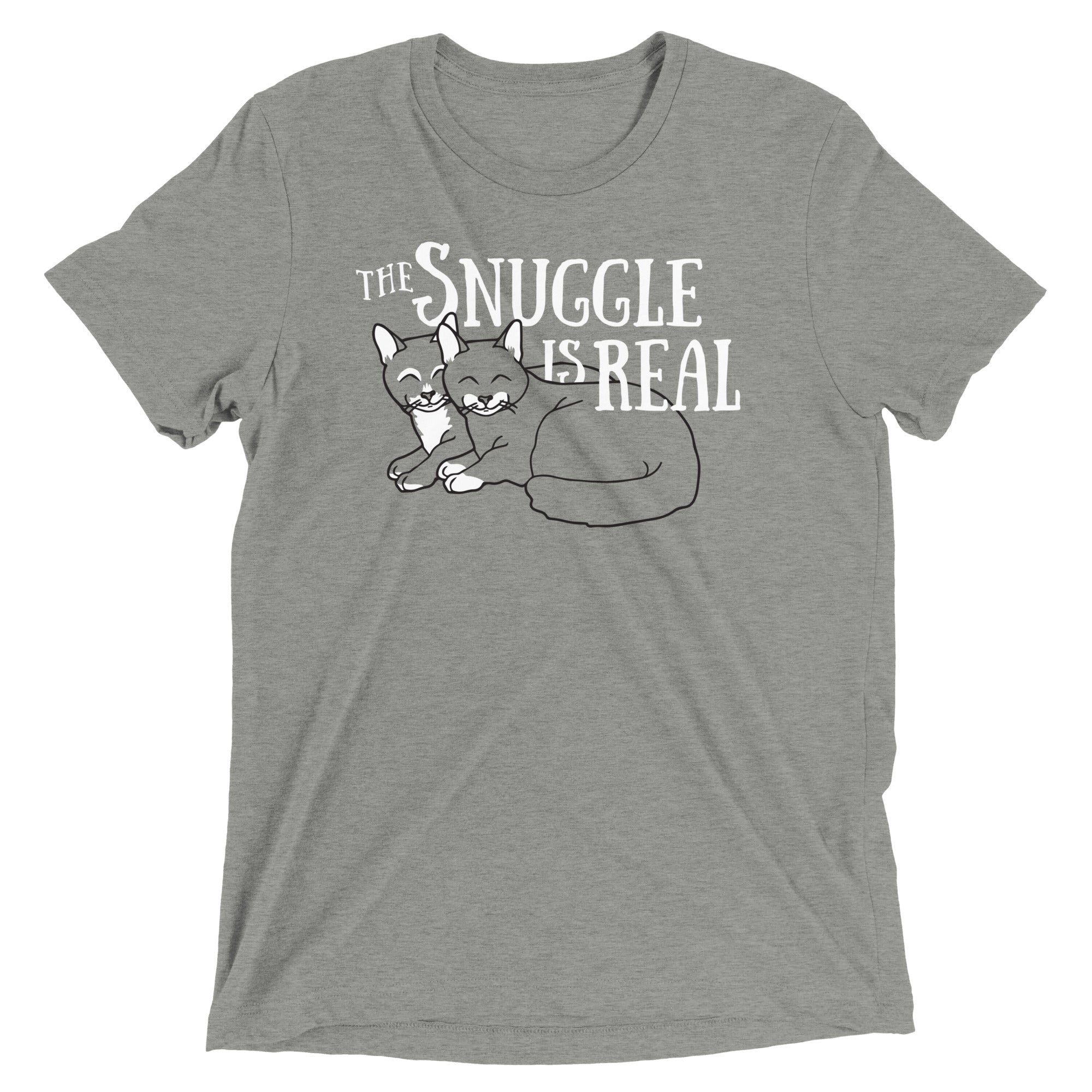 The Snuggle Is Real Men's Tri-Blend Tee