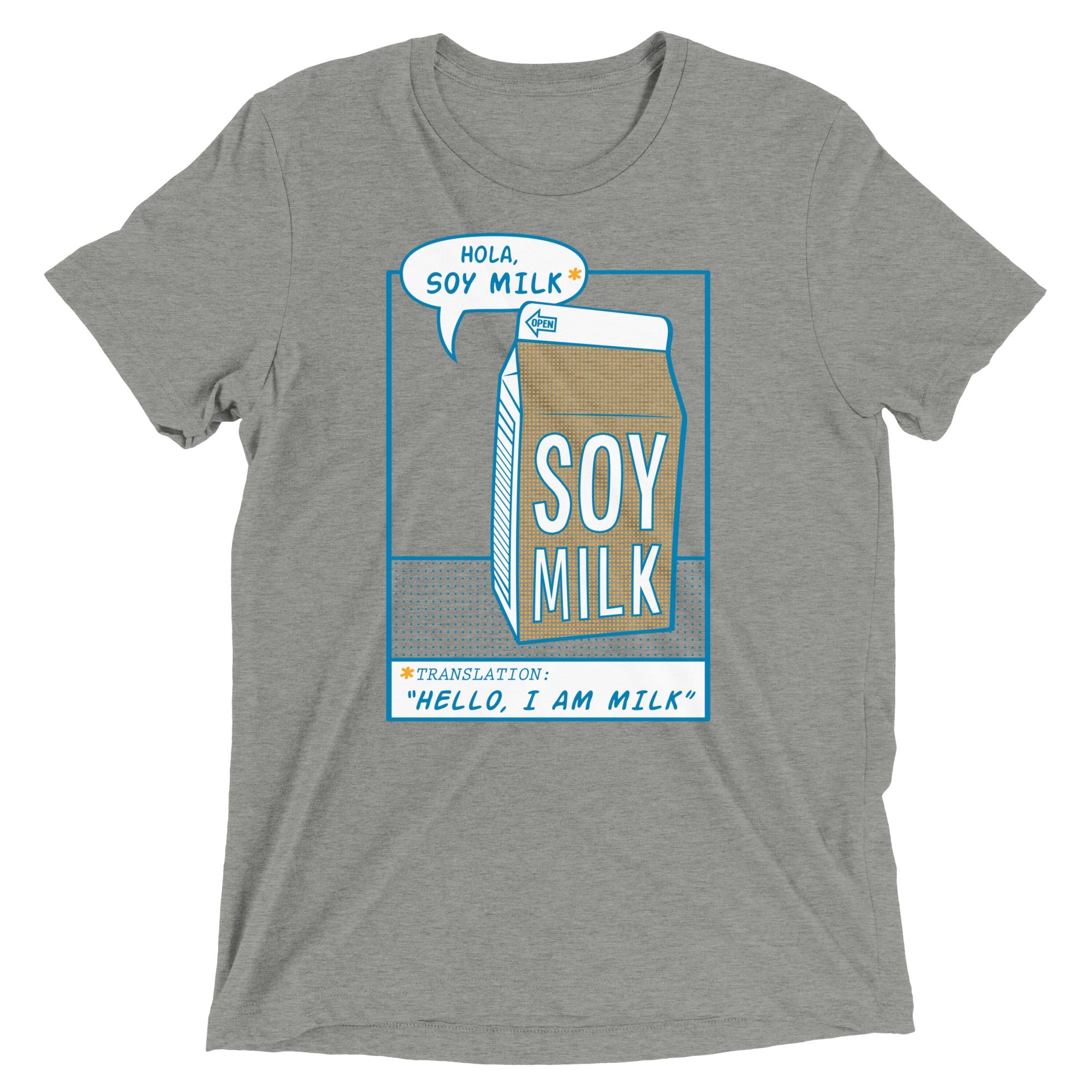 Hola, Soy Milk Men's Tri-Blend Tee