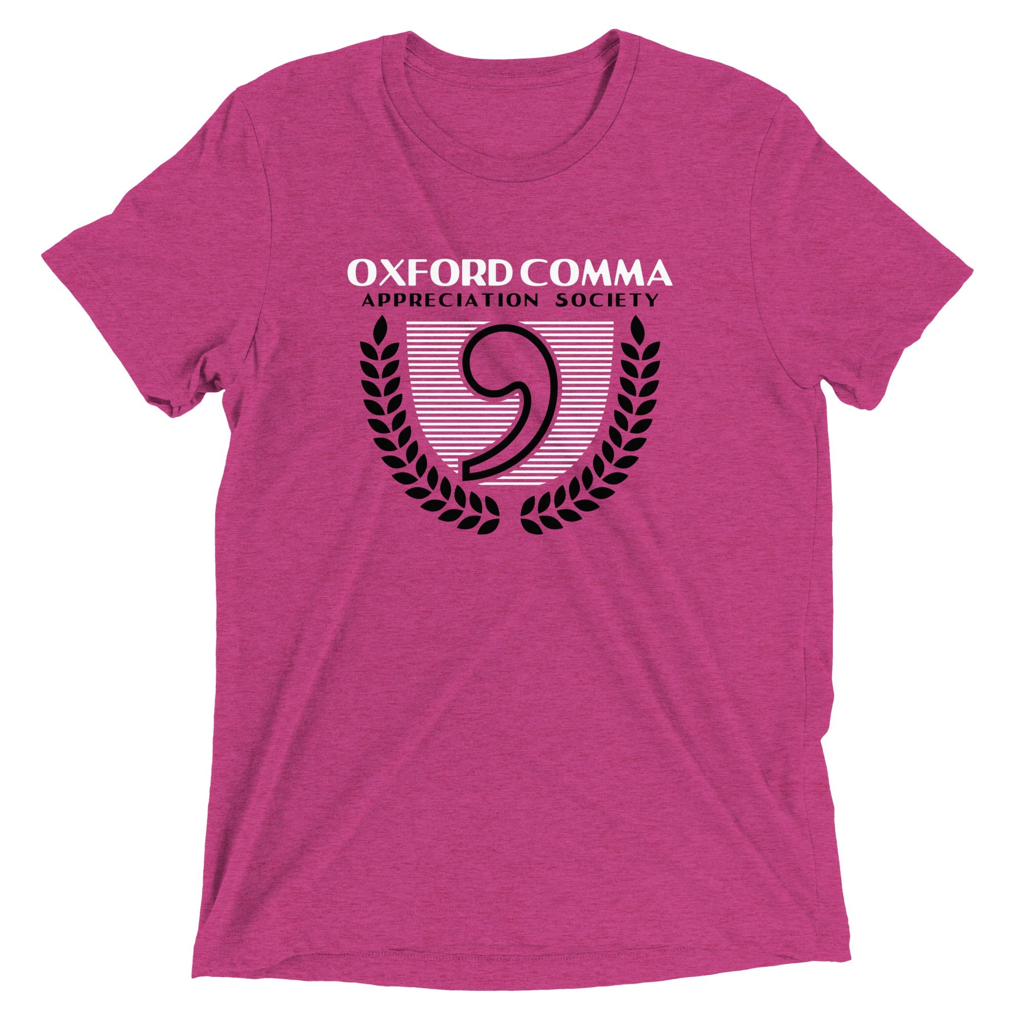 Oxford Comma Appreciation Society Men's Tri-Blend Tee