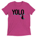 YOLO Cat Men's Tri-Blend Tee