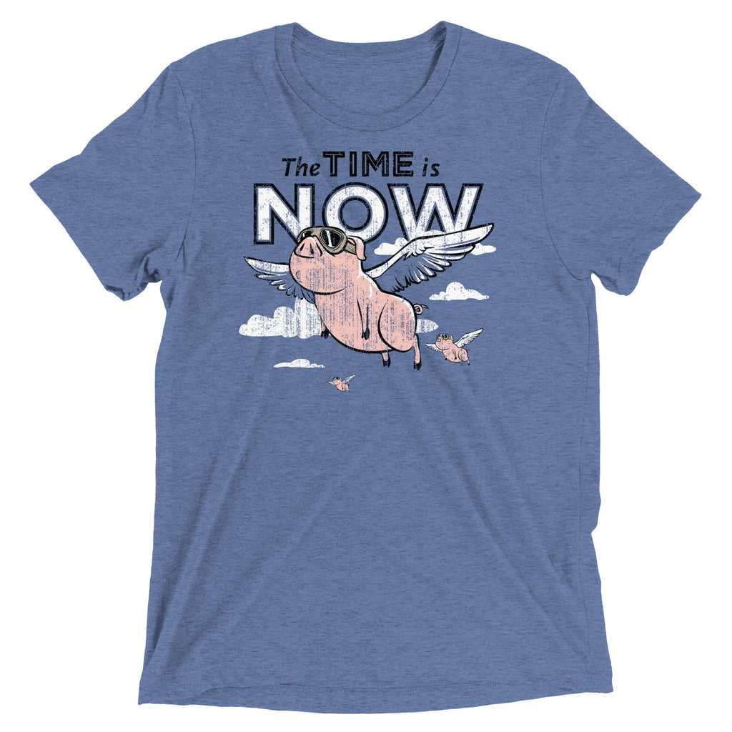 The Time Is Now Men's Tri-Blend Tee