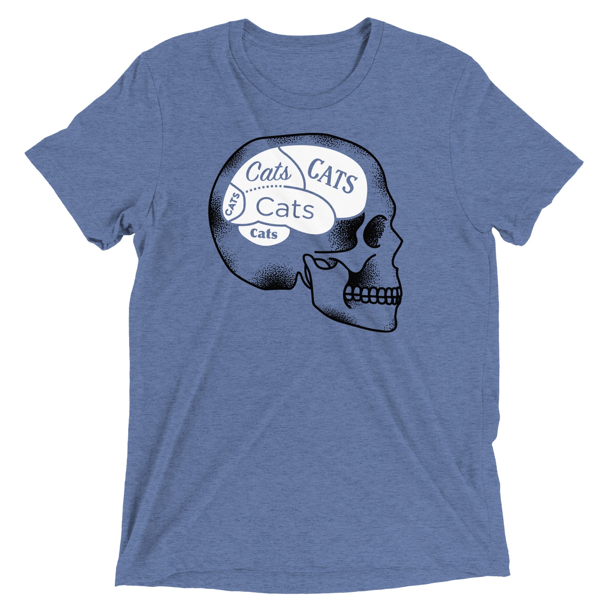 Cats On The Brain Men's Tri-Blend Tee