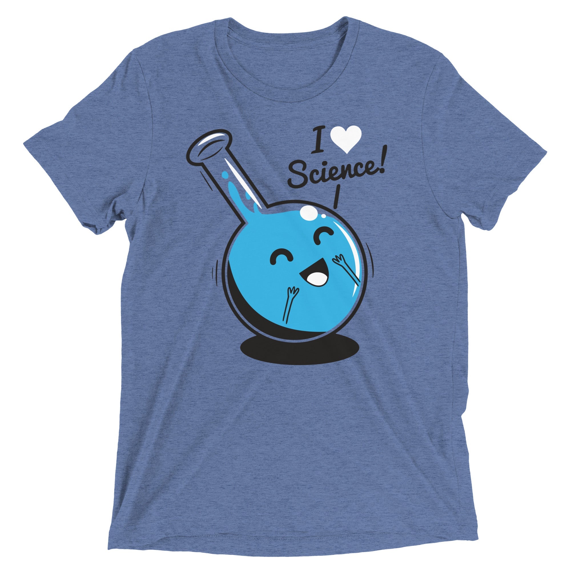 I Heart Science Men's Tri-Blend Tee