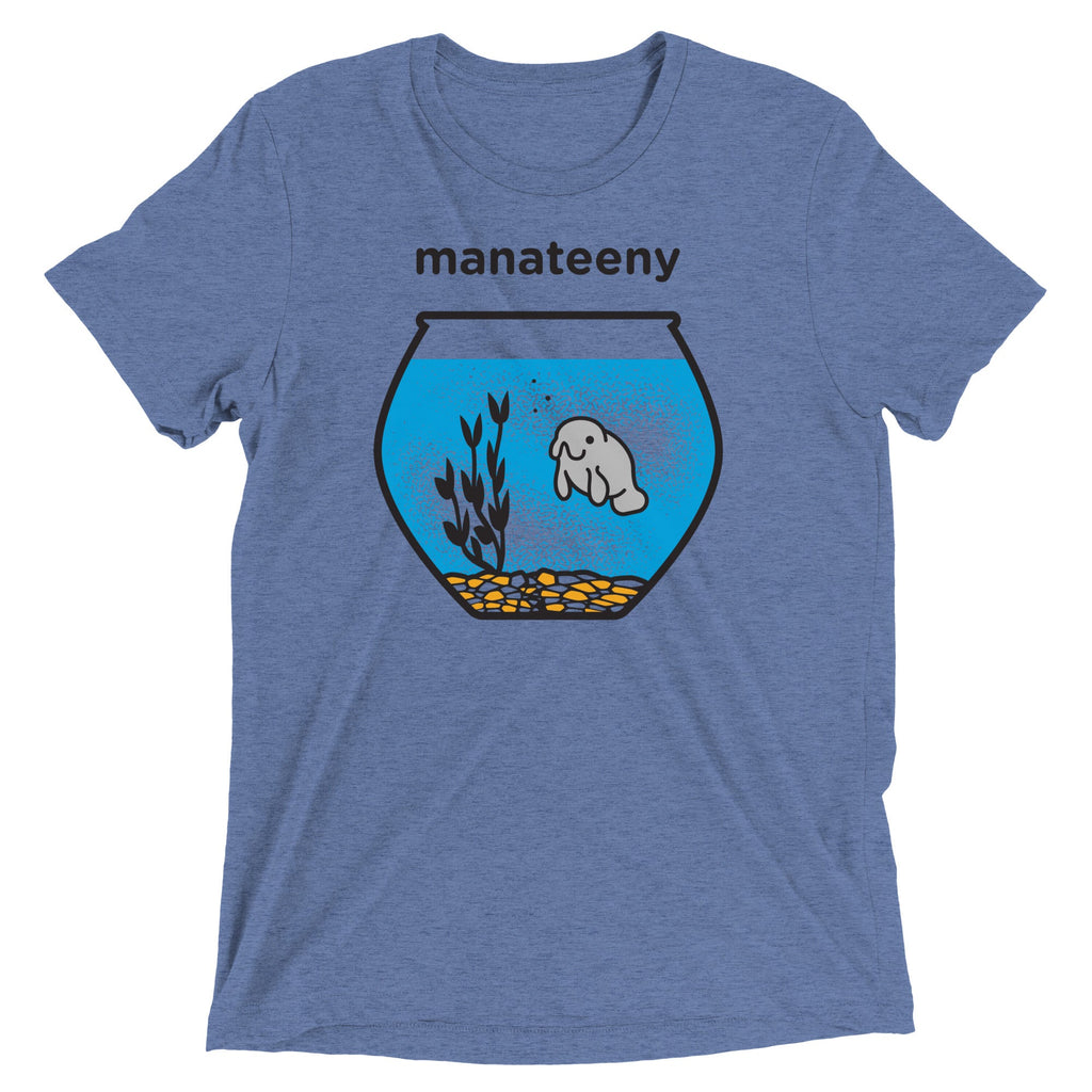 Manateeny Men's Tri-Blend Tee