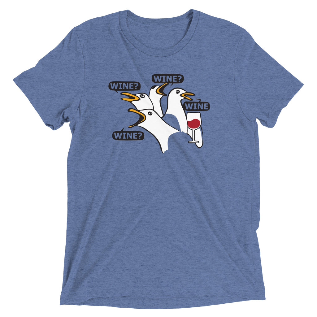Wine Wine Wine Wine Men's Tri-Blend Tee