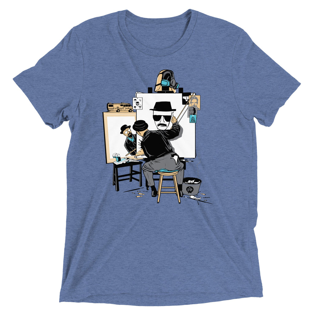 Heisenberg Self Portrait Men's Tri-Blend Tee