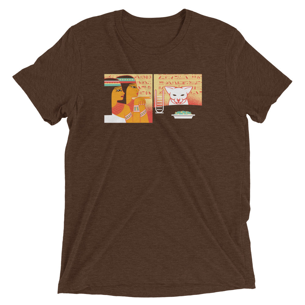Egyptian Cat Men's Tri-Blend Tee