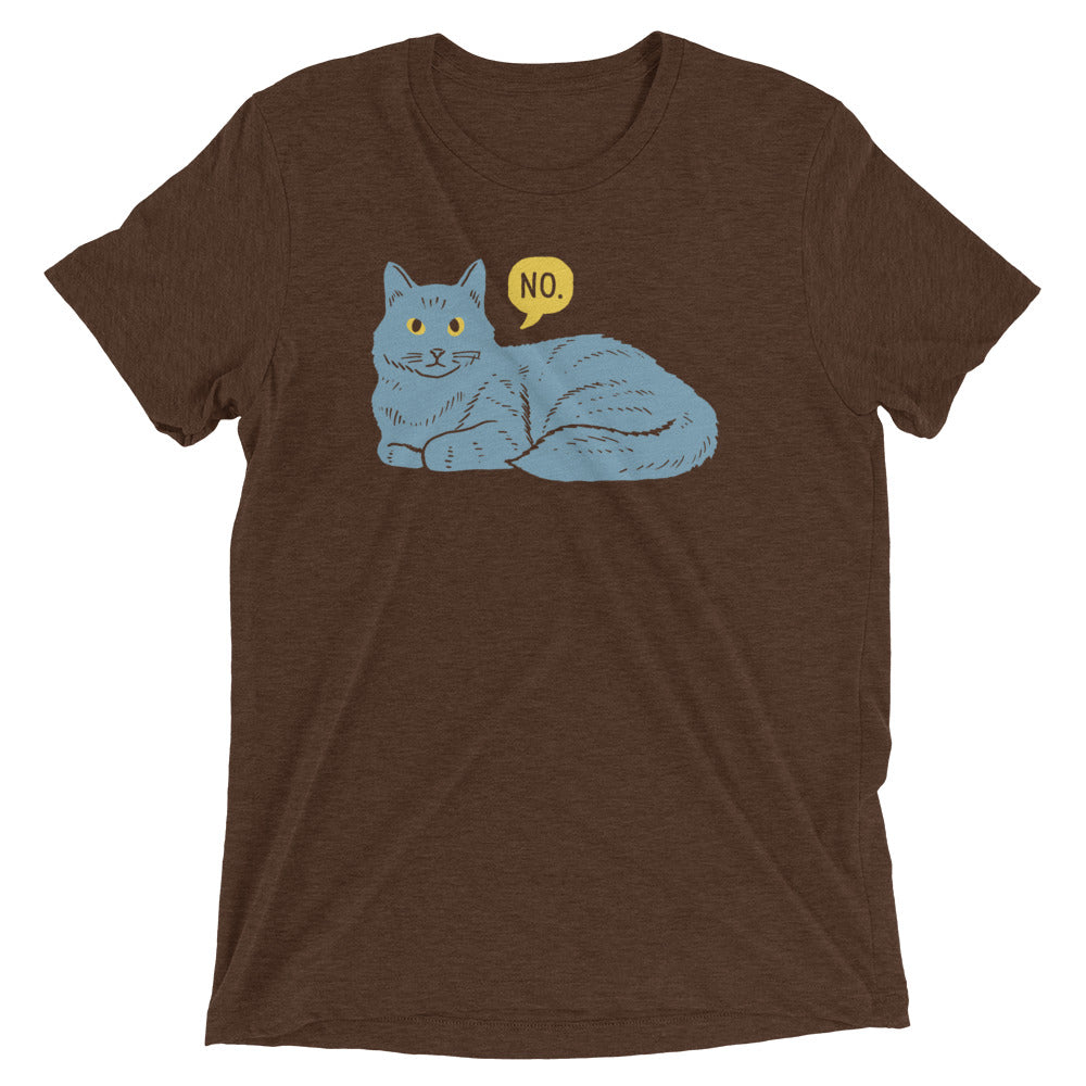 No Cat Men's Tri-Blend Tee