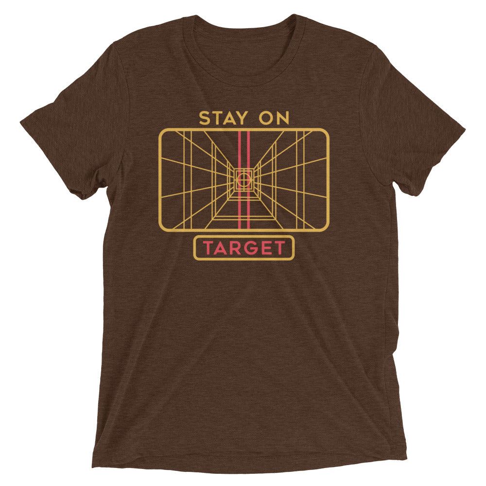 Stay On Target Men's Tri-Blend Tee