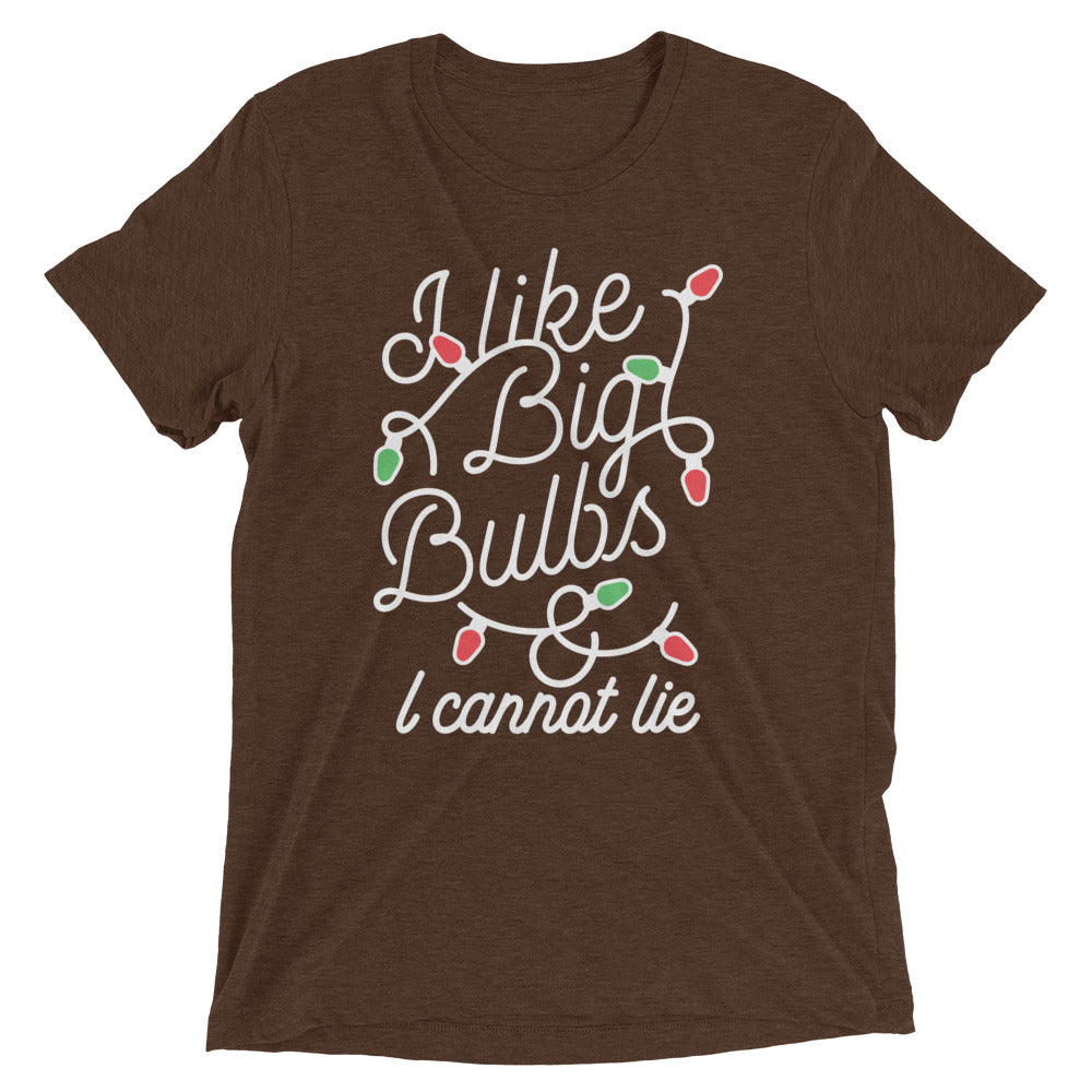 I Like Big Bulbs & I Cannot Lie Men's Tri-Blend Tee