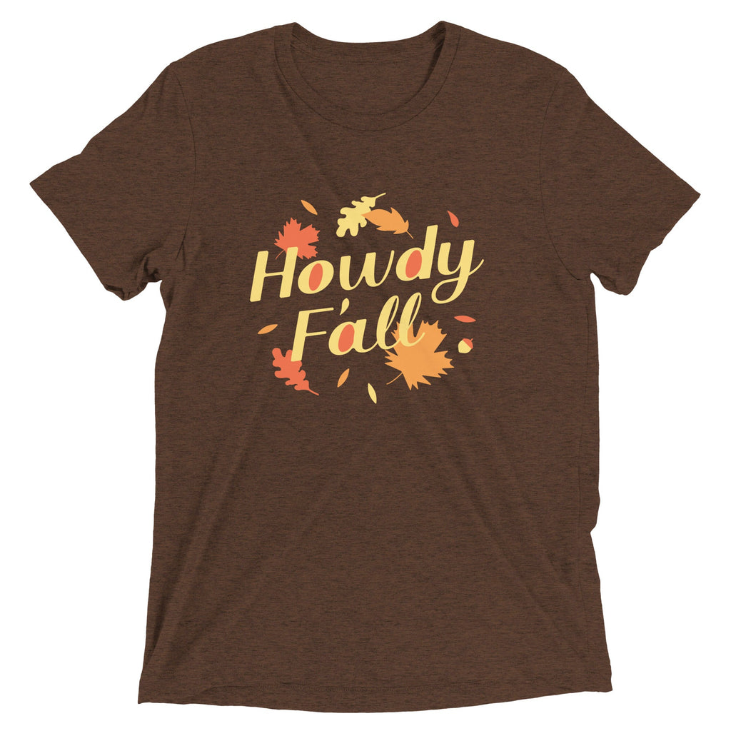 Howdy F'all Men's Tri-Blend Tee