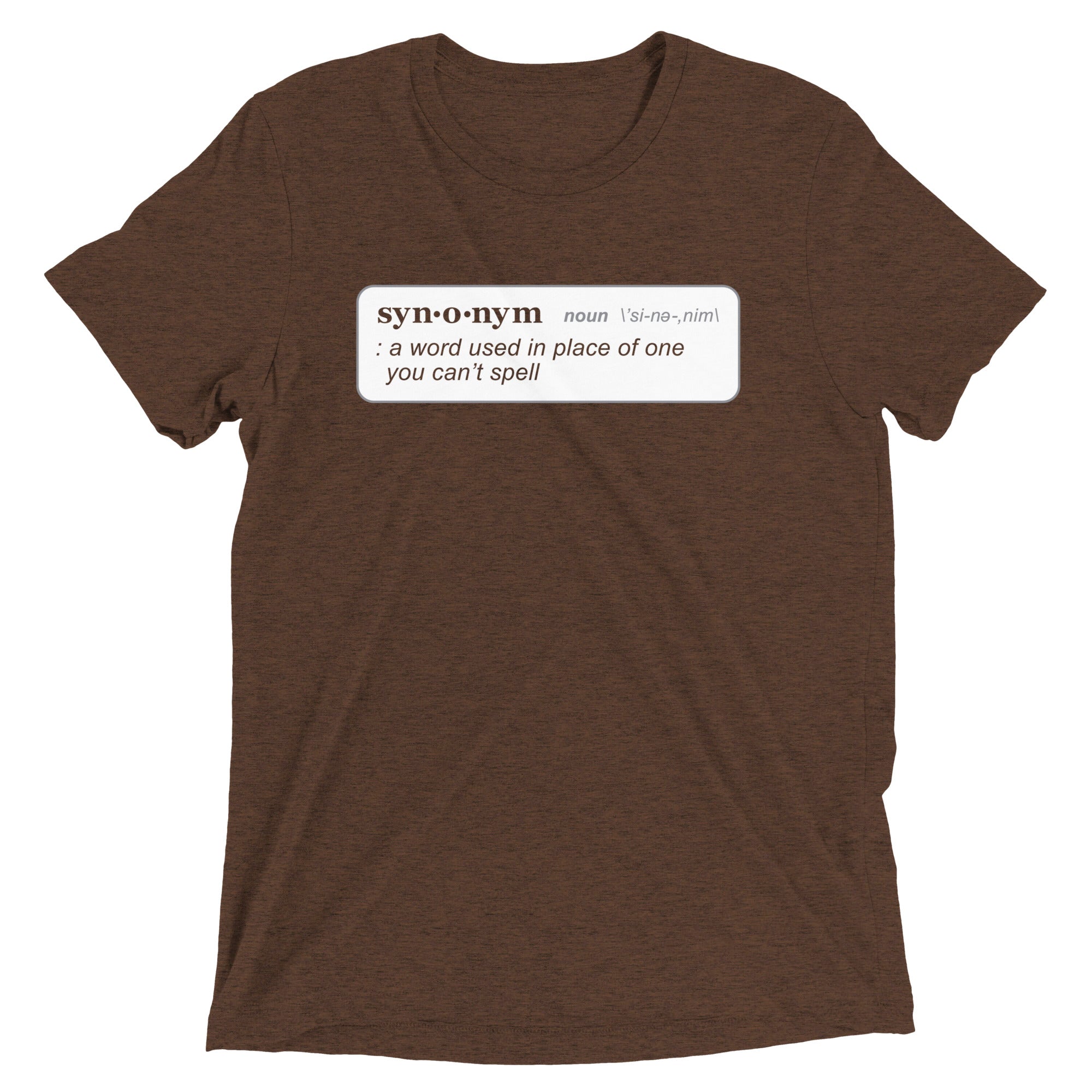 Synonym Definition Men's Tri-Blend Tee
