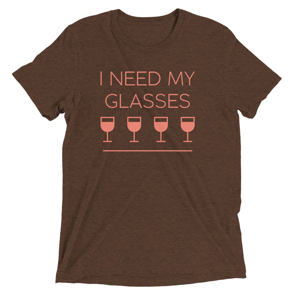 I Need My Glasses Men's Tri-Blend Tee