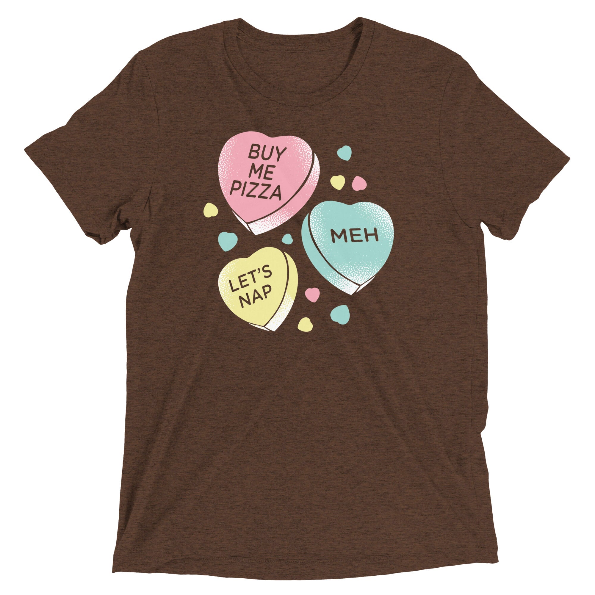Candy Hearts Men's Tri-Blend Tee