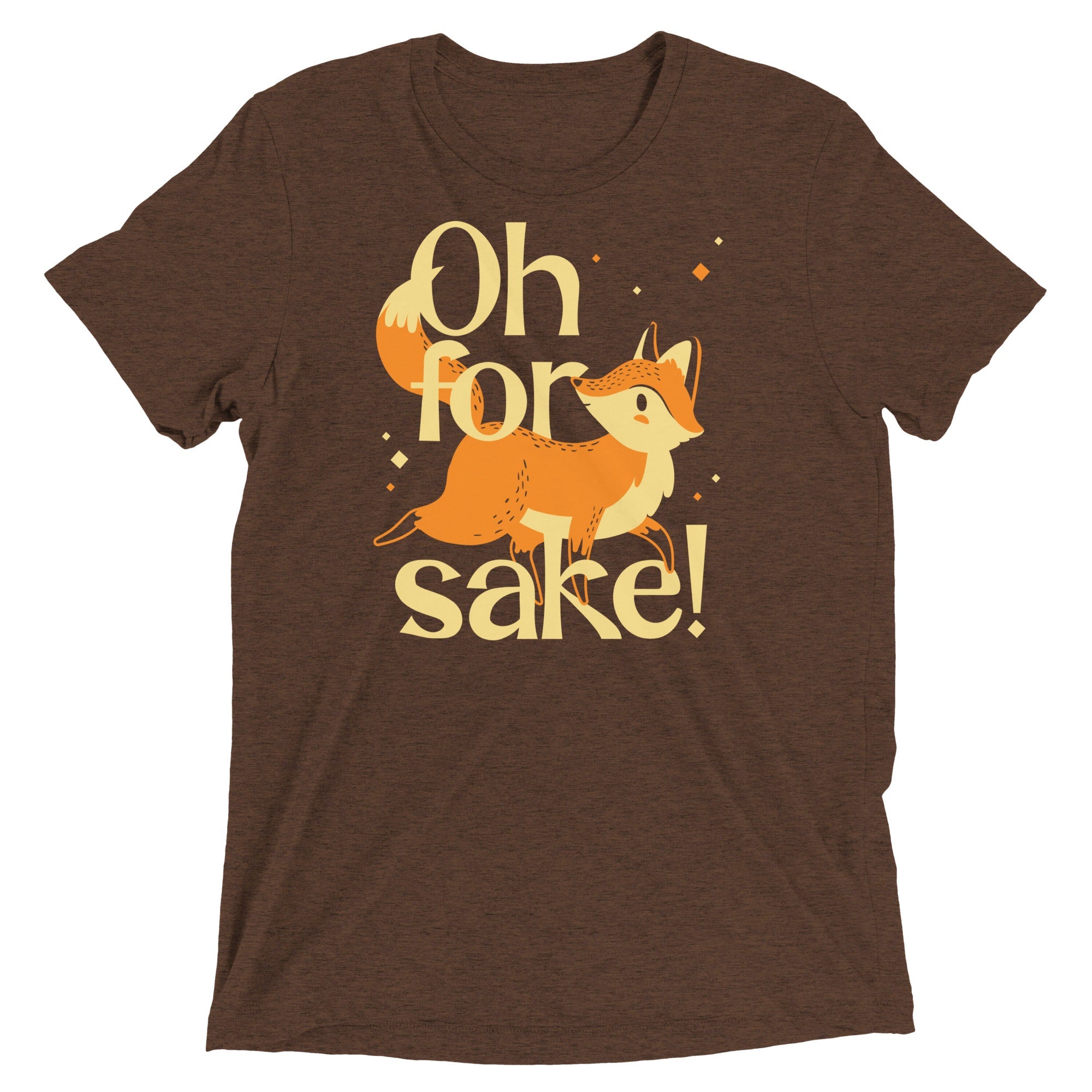 Oh For Fox Sake! Men's Tri-Blend Tee