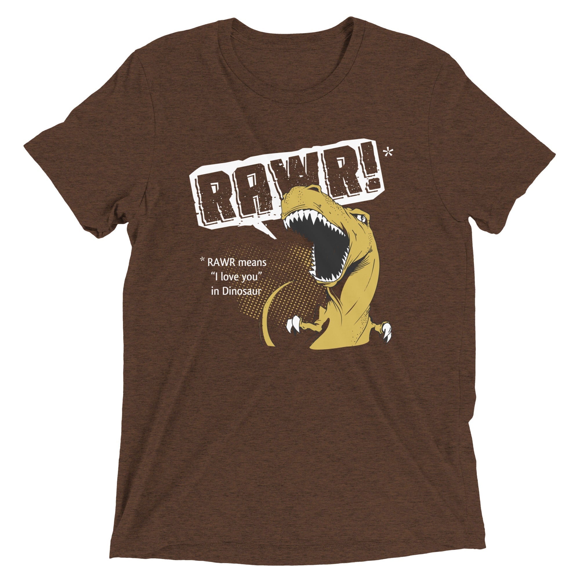 Rawr Means I Love You Men's Tri-Blend Tee
