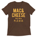 Mac And Cheese Please Men's Tri-Blend Tee