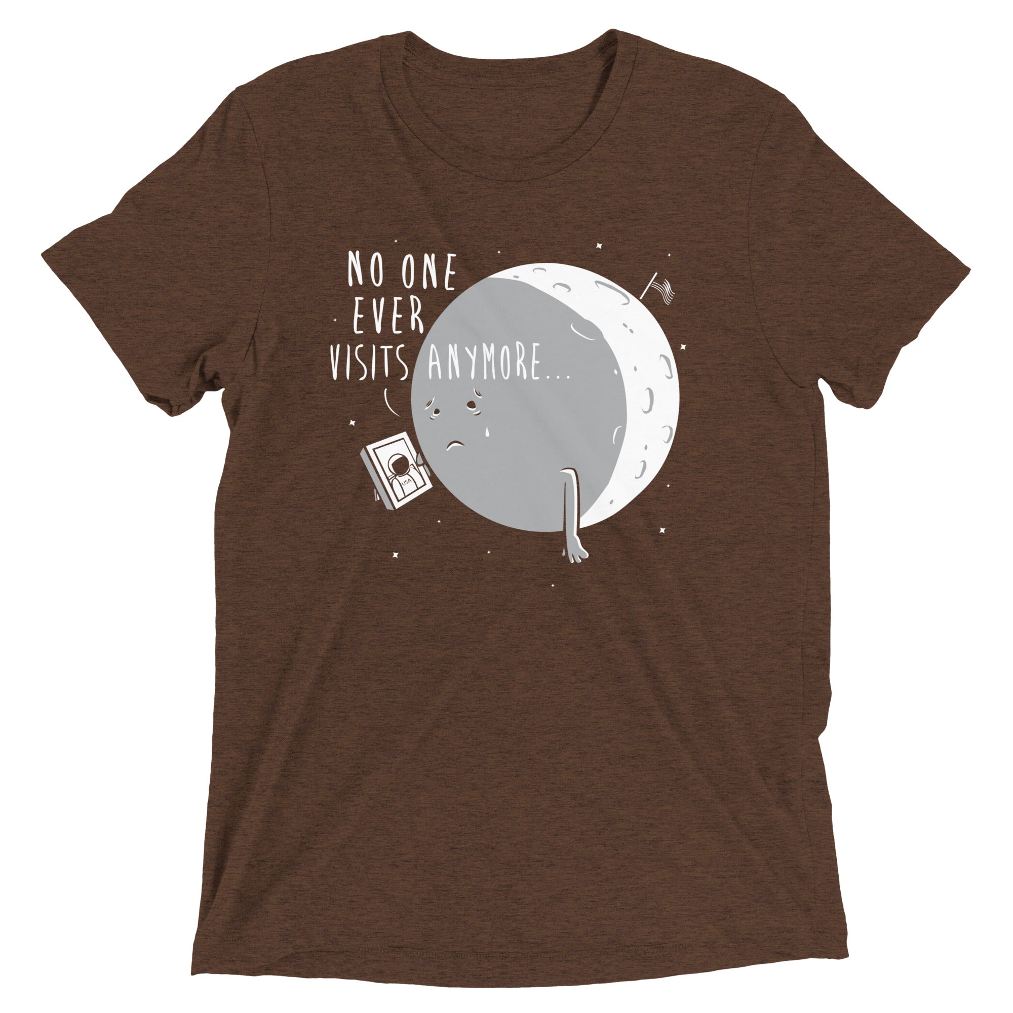 No One Ever Visits Anymore Men's Tri-Blend Tee