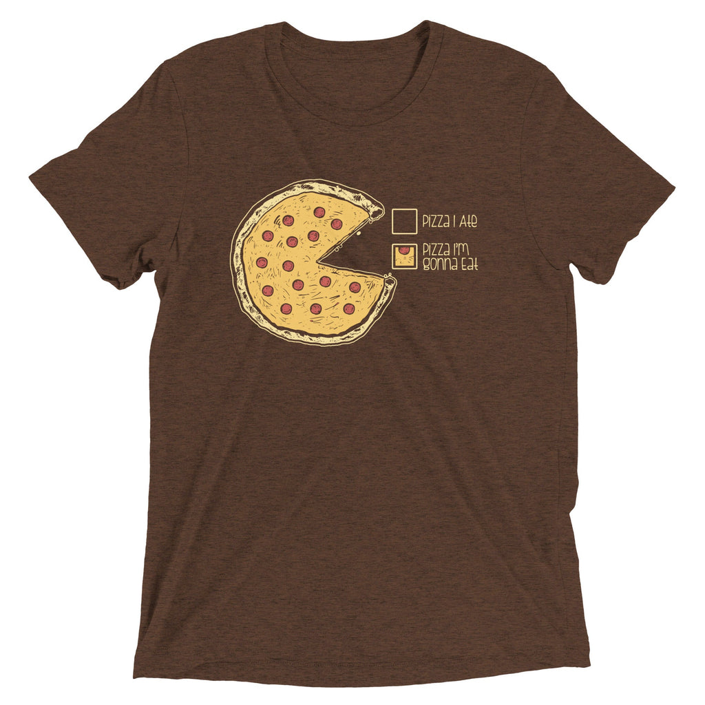Pizza Pie Chart Men's Tri-Blend Tee