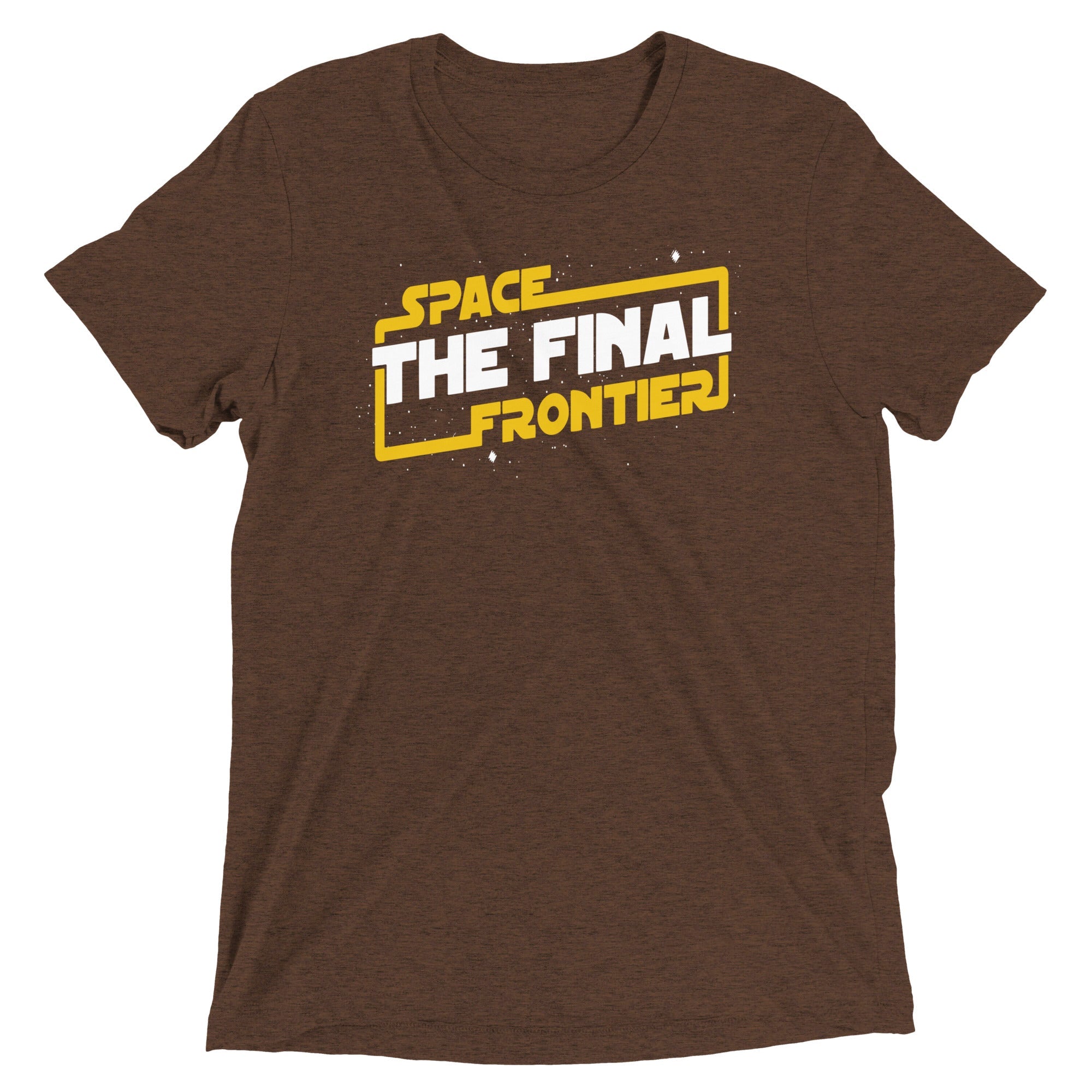 Space The Final Frontier Men's Tri-Blend Tee