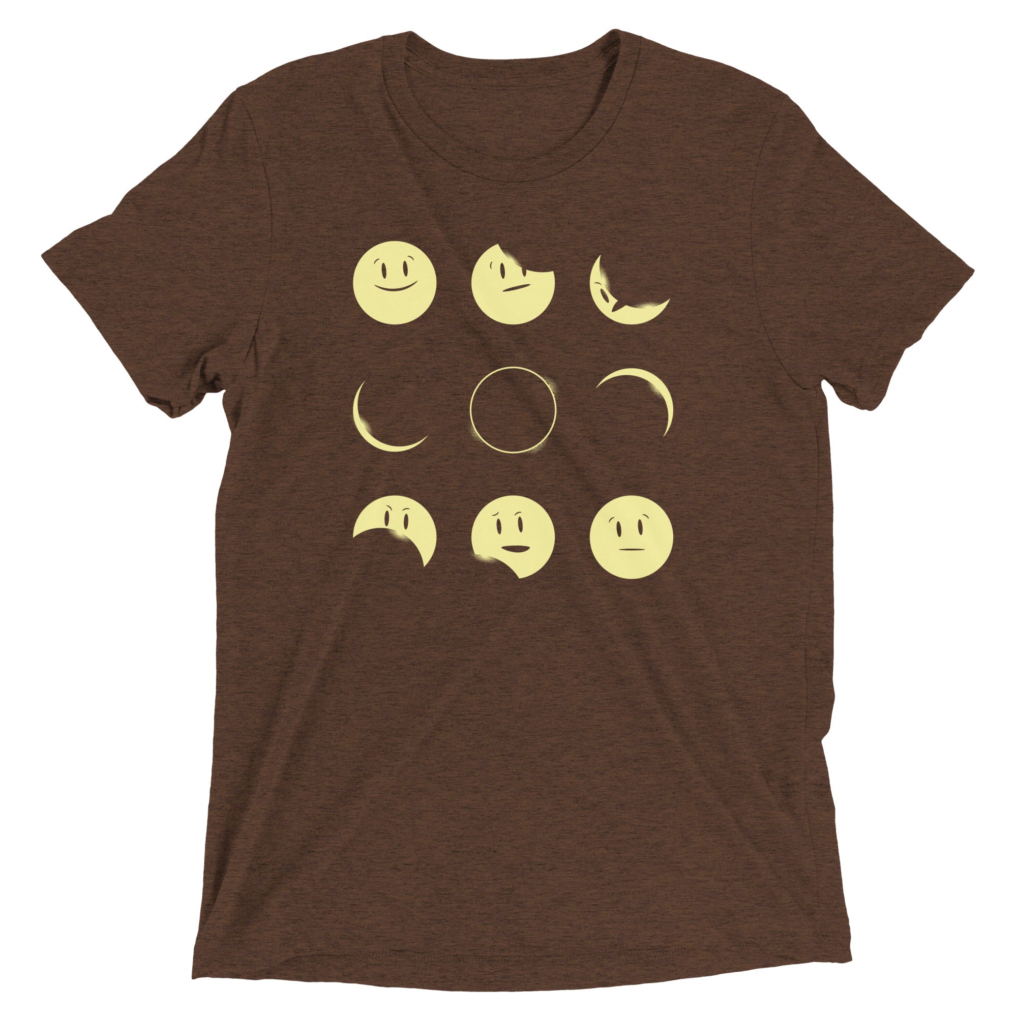 Eclipse Emoji Men's Tri-Blend Tee