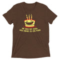 He Has No Idea His Head Is On Fire Men's Tri-Blend Tee