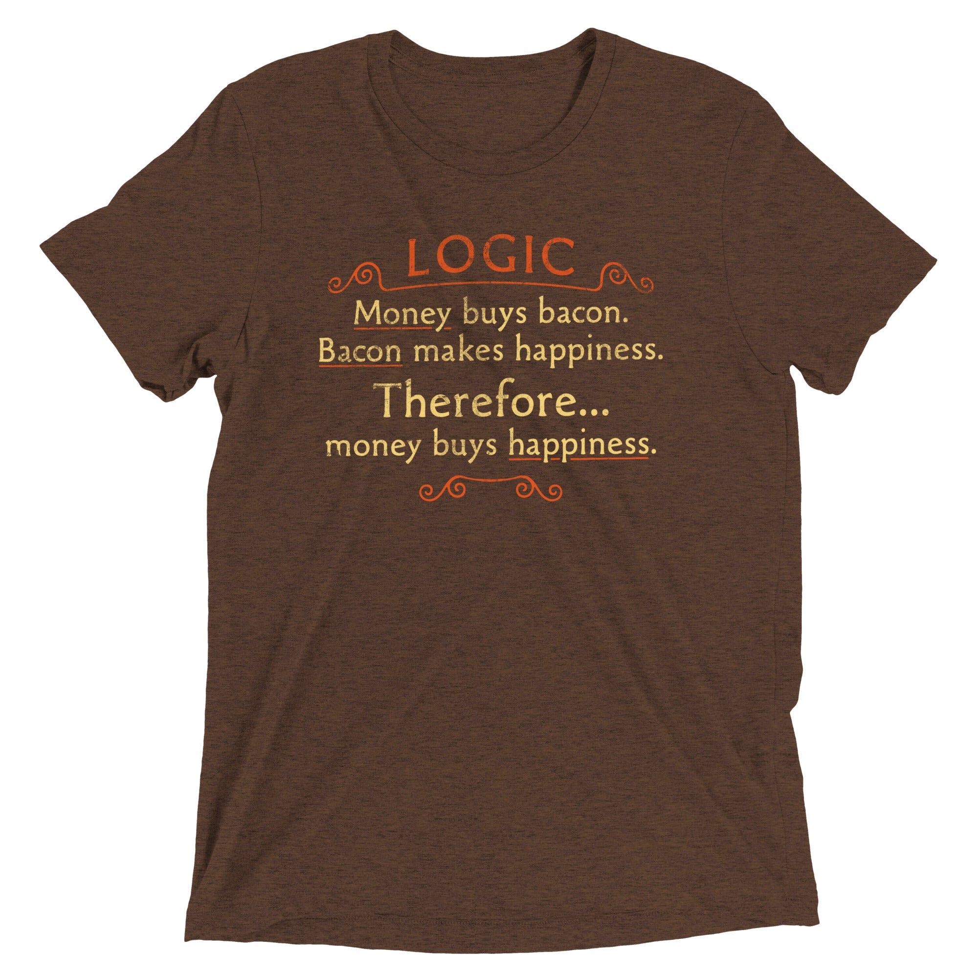 Money Buys Happiness Men's Tri-Blend Tee