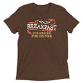 Breakfast, It's What's For Dinner Men's Tri-Blend Tee