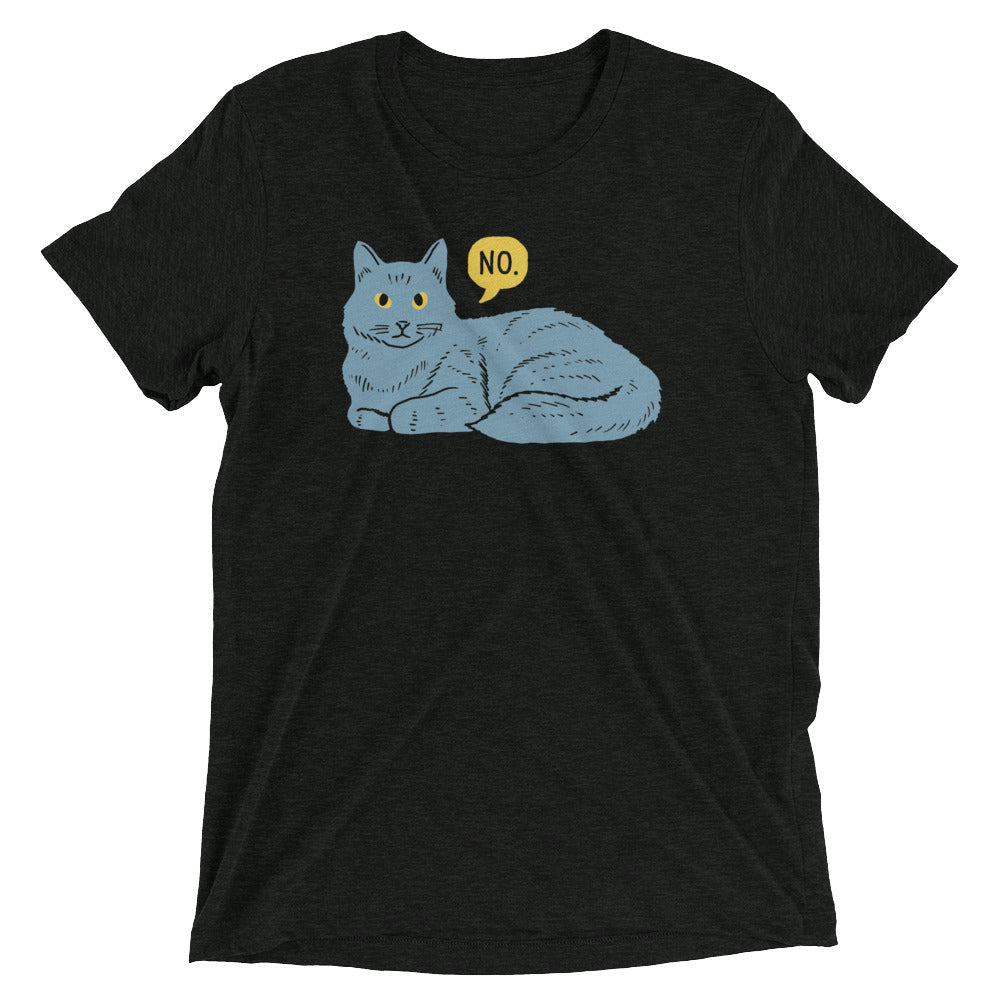 No Cat Men's Tri-Blend Tee