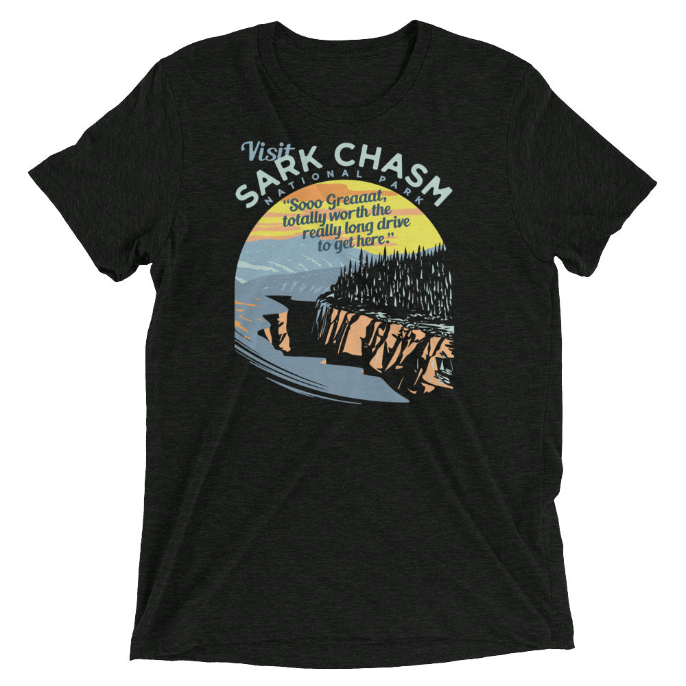 Visit Sark Chasm Men's Tri-Blend Tee