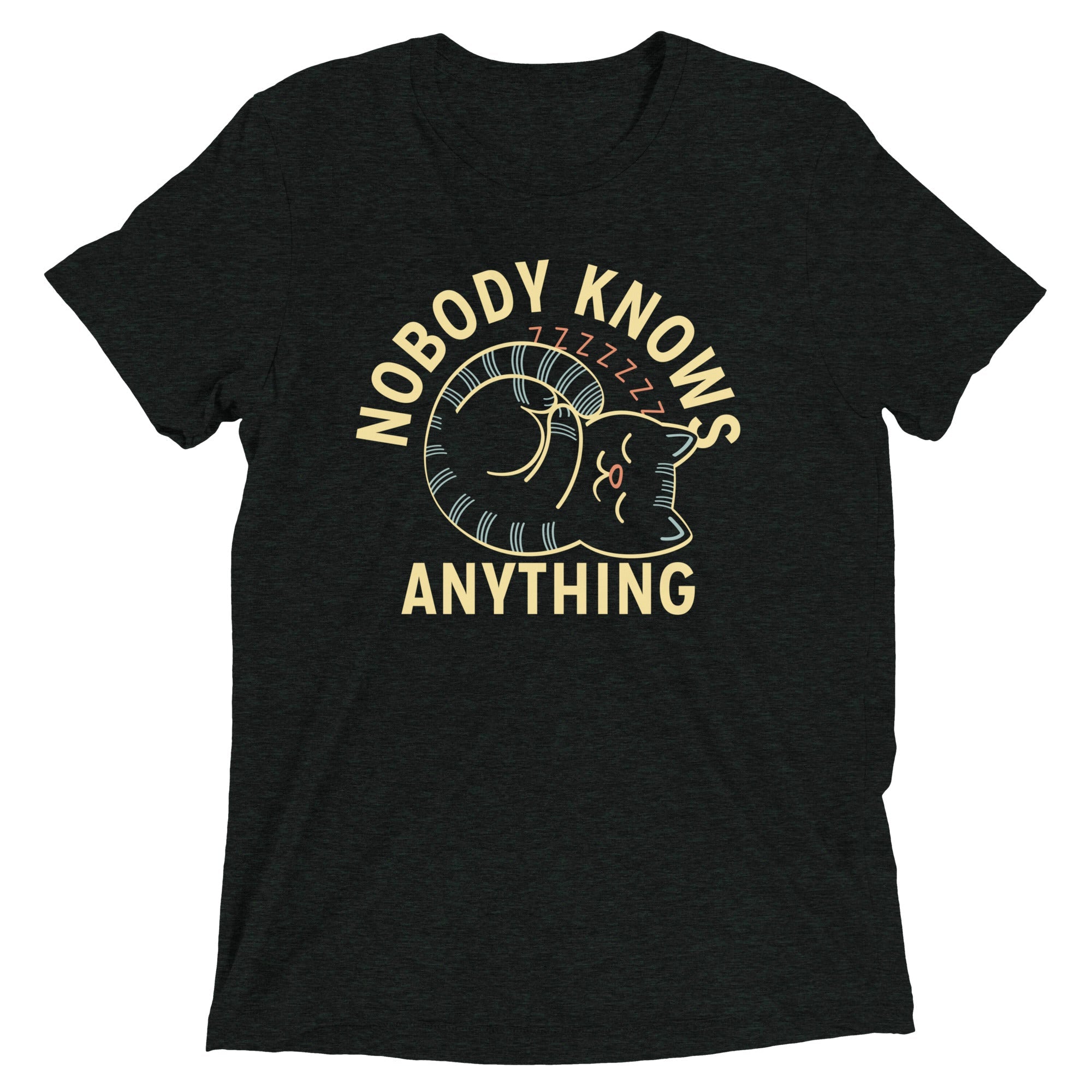 Nobody Knows Anything Men's Tri-Blend Tee