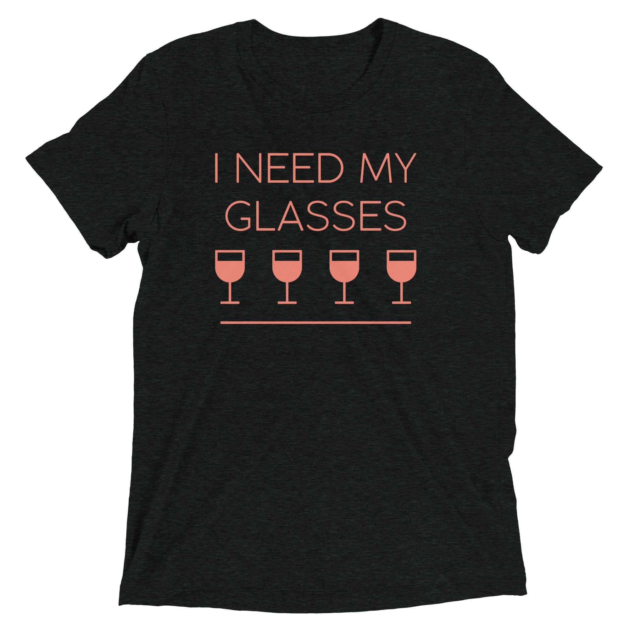 I Need My Glasses Men's Tri-Blend Tee