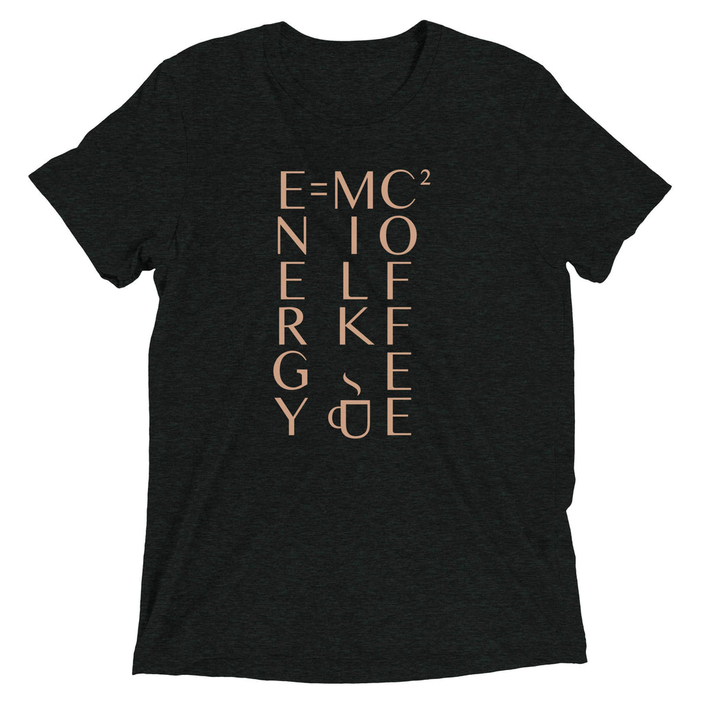 Energy Equals Milk Times Coffee Squared Men's Tri-Blend Tee
