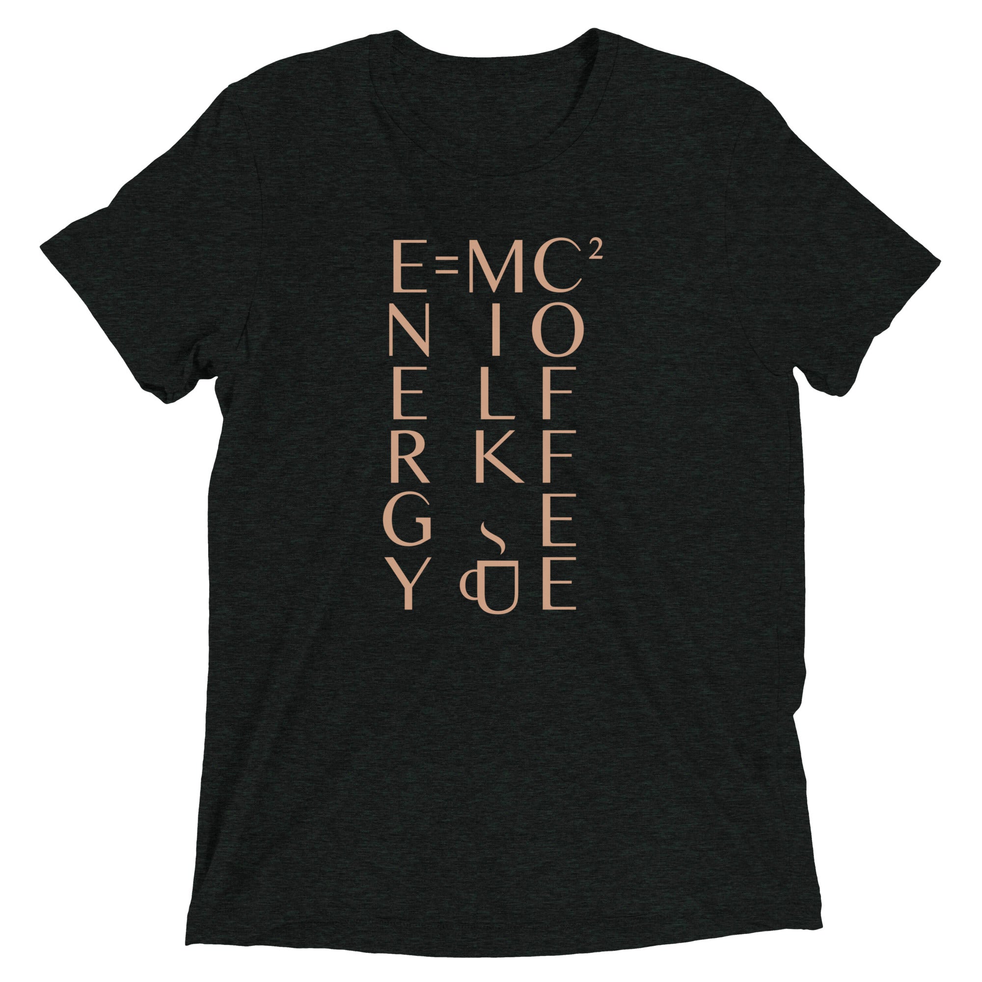 Energy Equals Milk Times Coffee Squared Men's Tri-Blend Tee