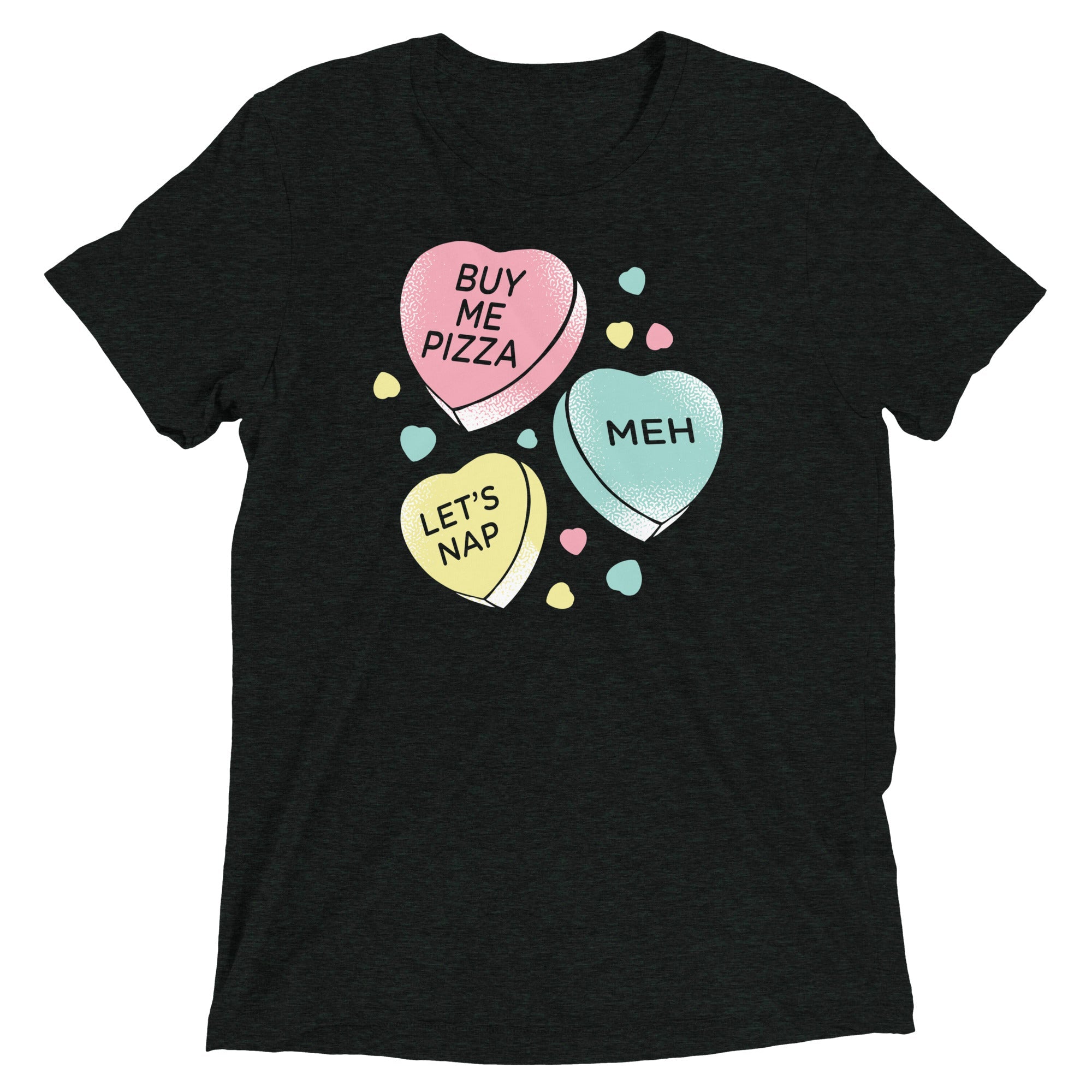 Candy Hearts Men's Tri-Blend Tee