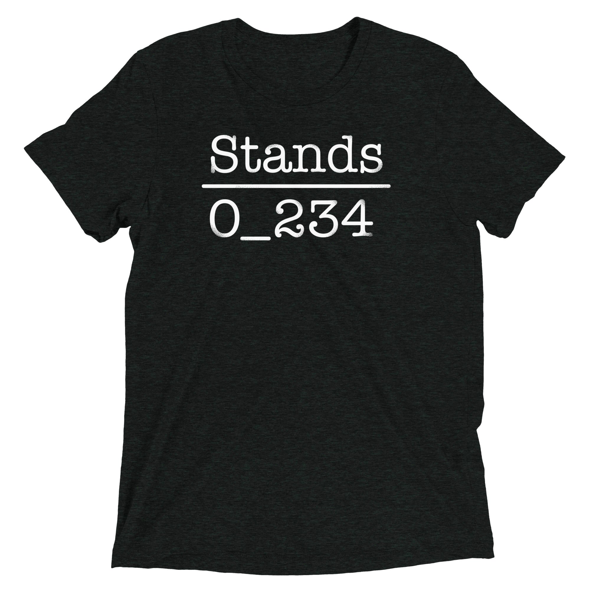 No 1 Under Stands Men's Tri-Blend Tee