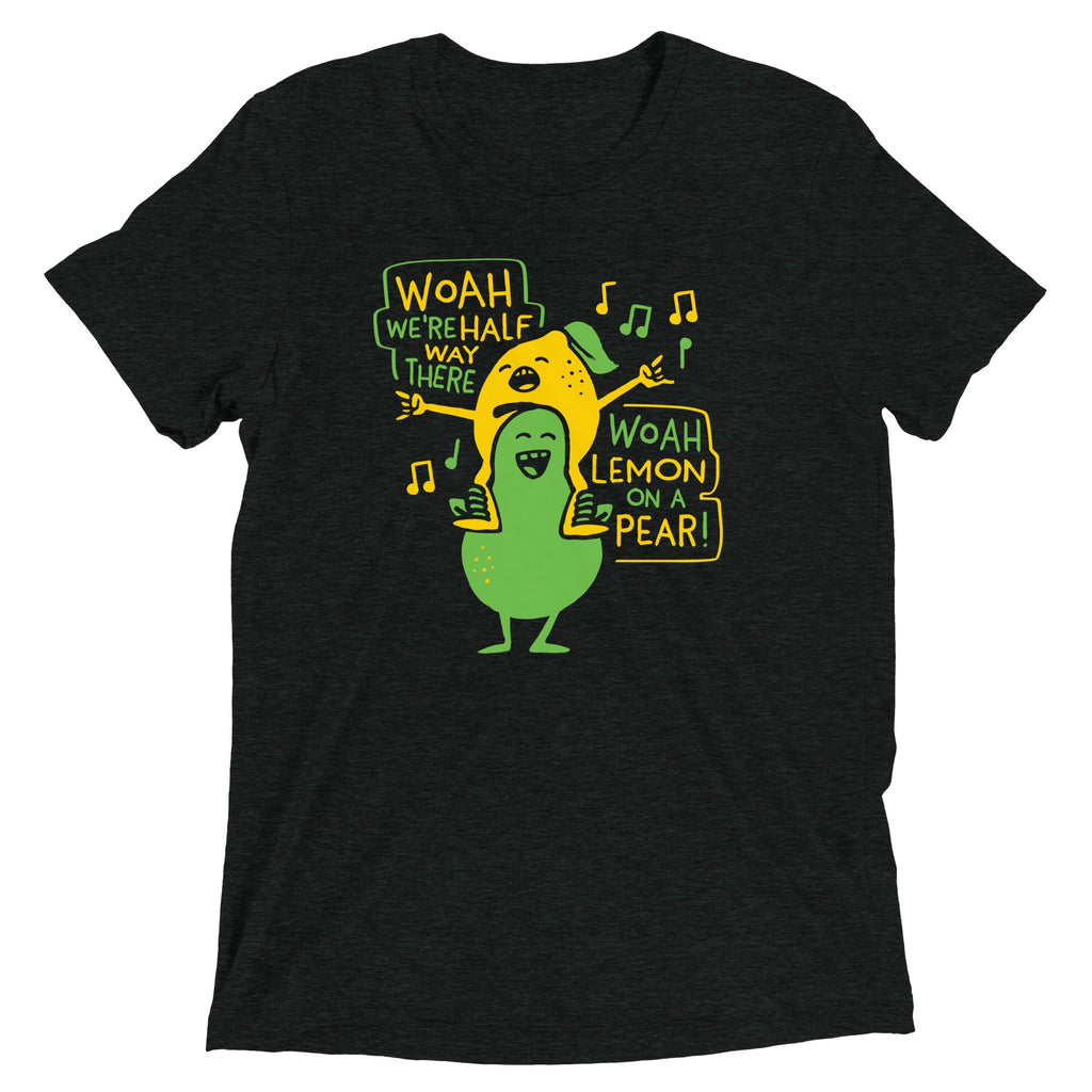 Lemon On A Pear Men's Tri-Blend Tee