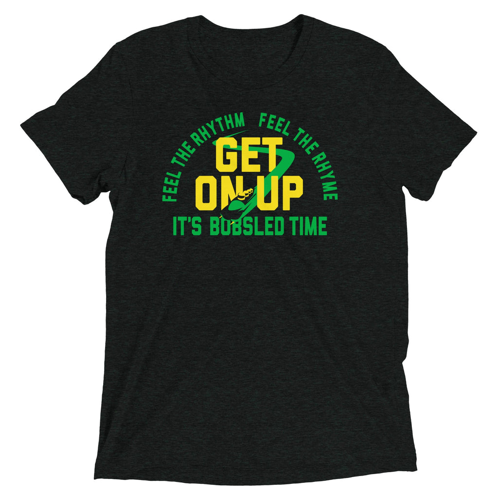 It's Bobsled Time Men's Tri-Blend Tee