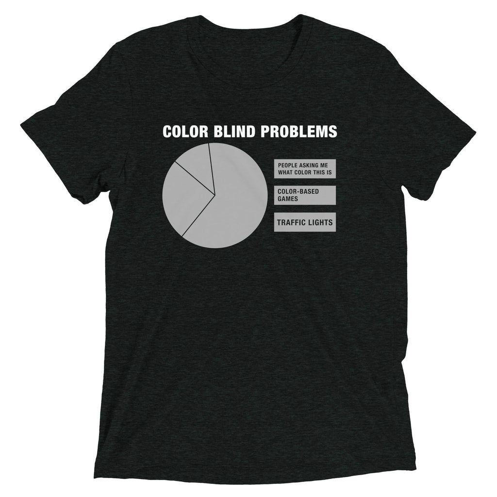 Color Blind Problems Men's Tri-Blend Tee