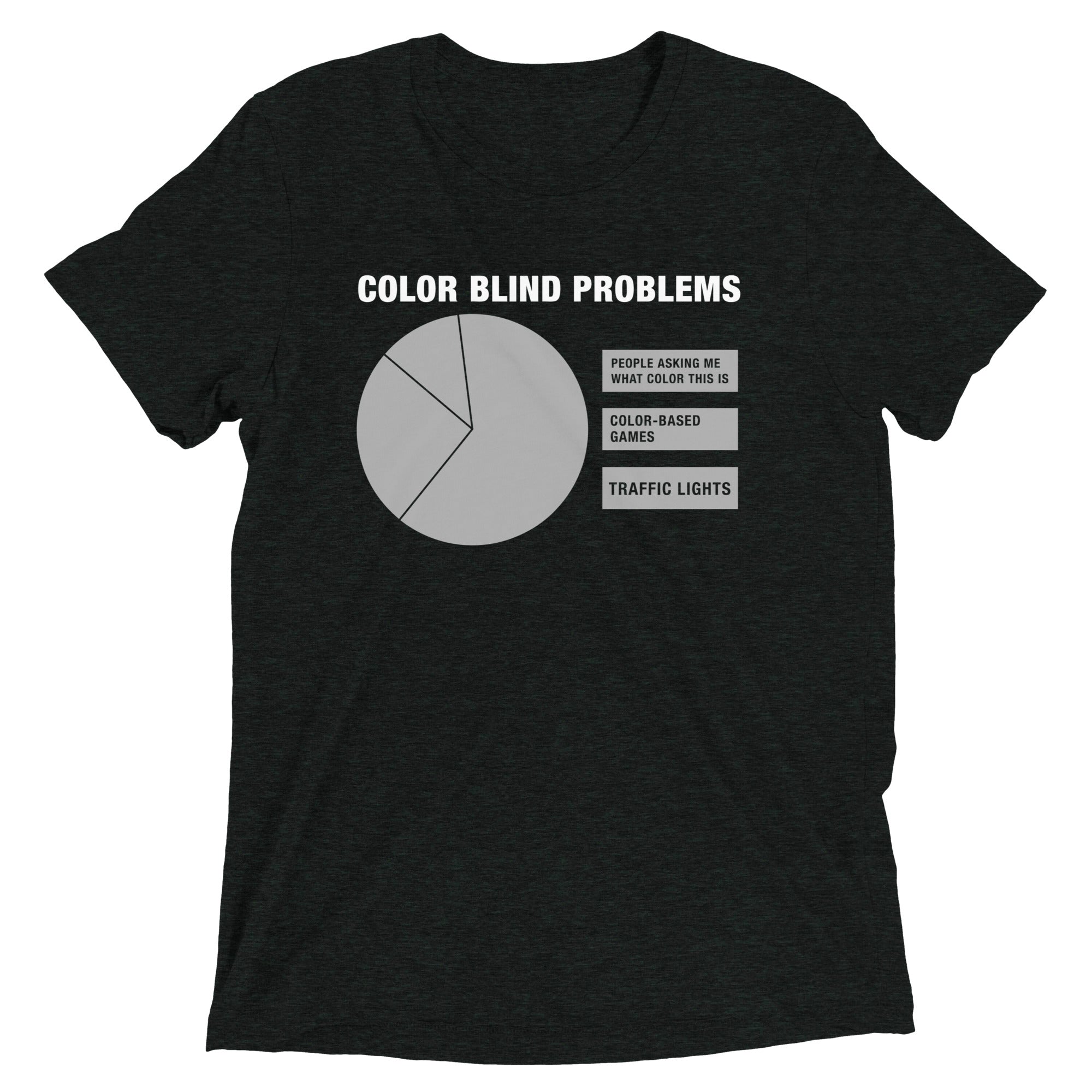 Color Blind Problems Men's Tri-Blend Tee