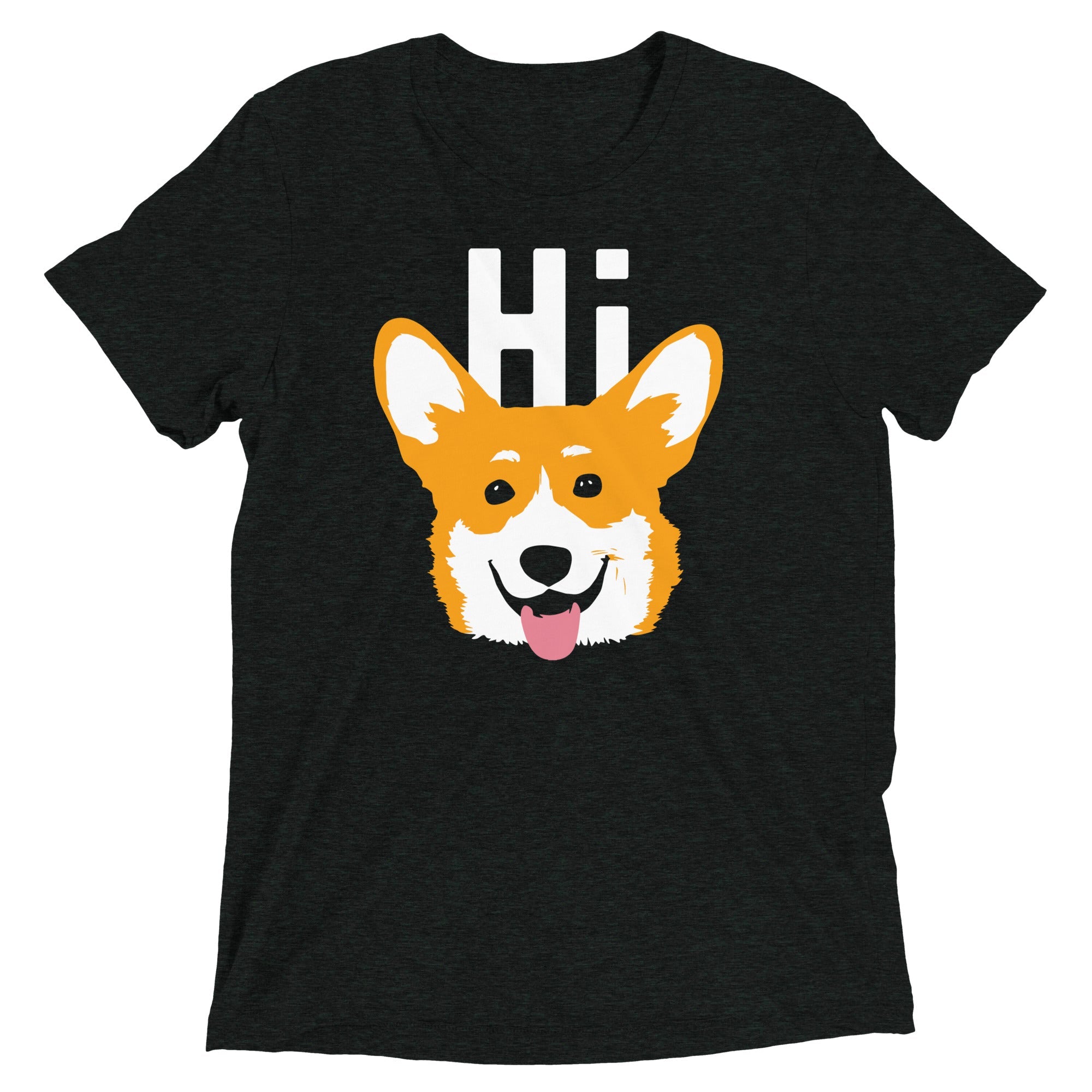 Hi Corgi Men's Tri-Blend Tee