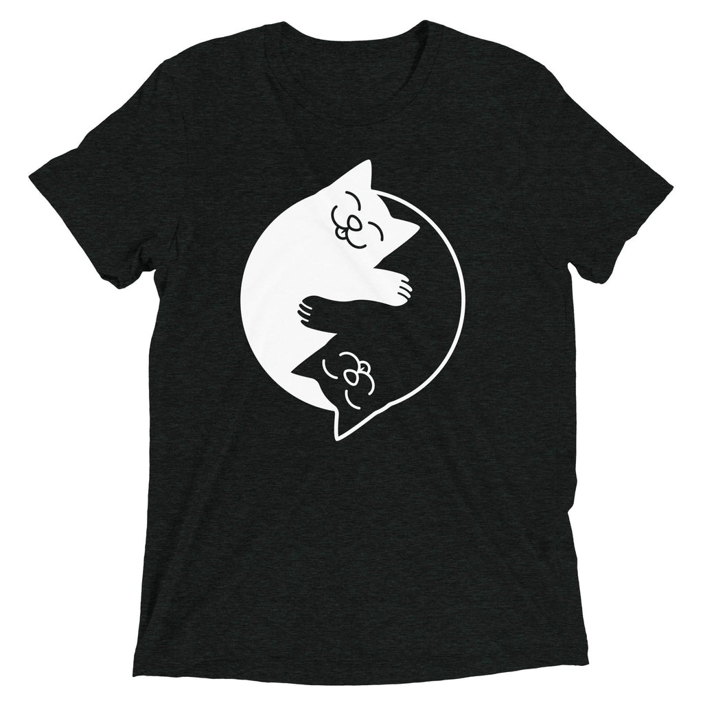 Yin Yang Cats Men's Tri-Blend Tee