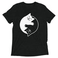 Yin Yang Cats Men's Tri-Blend Tee