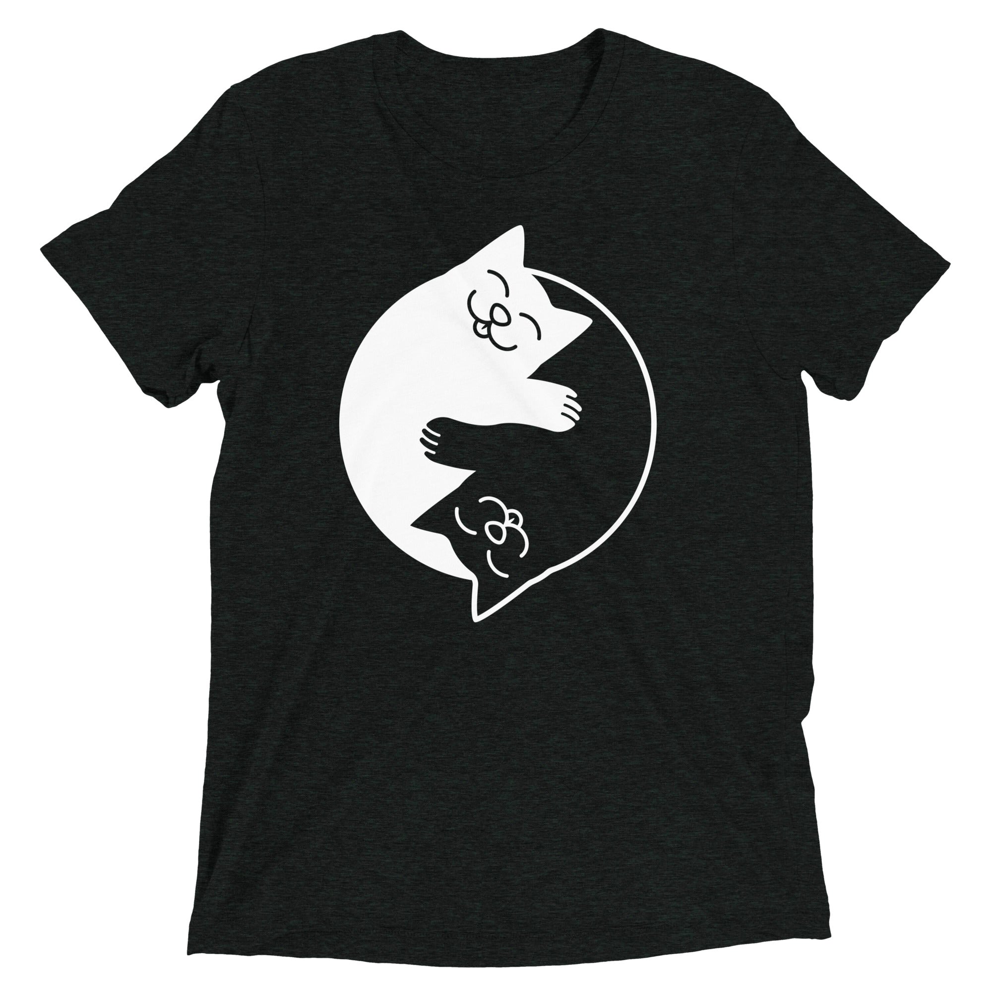 Yin Yang Cats Men's Tri-Blend Tee